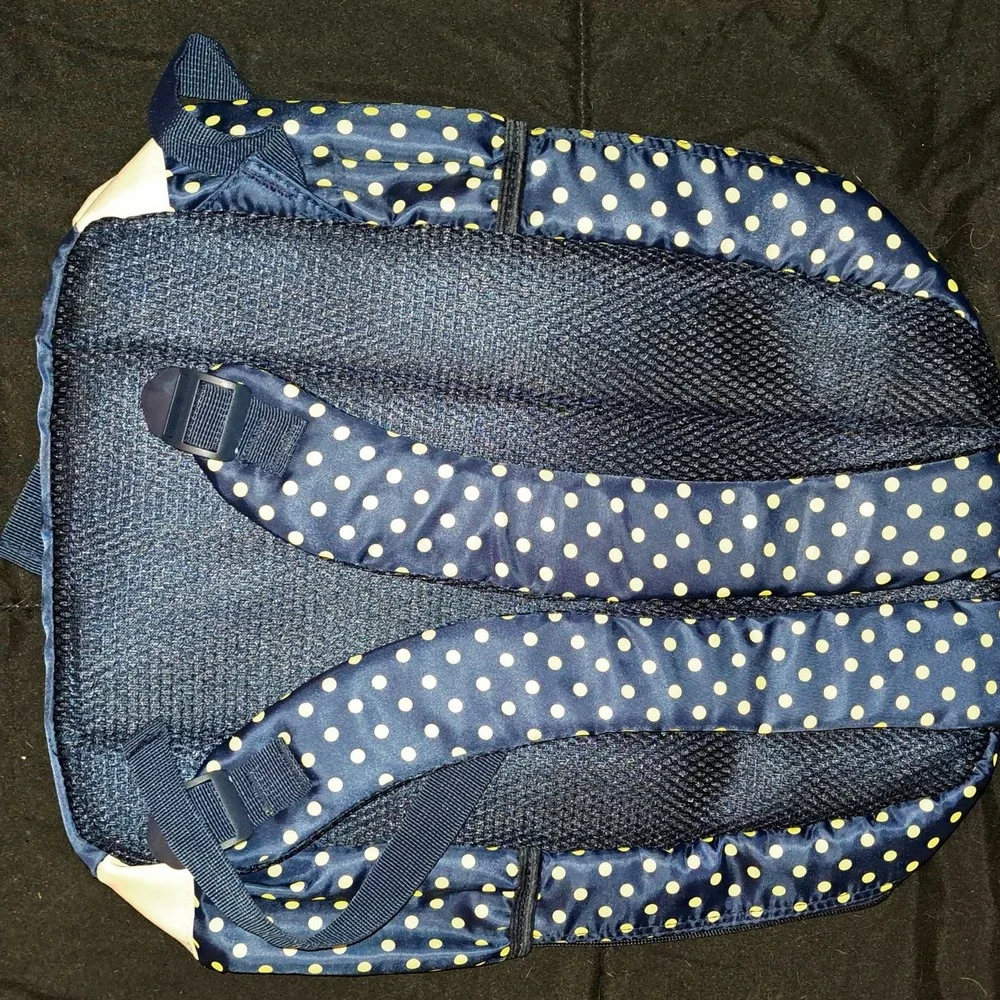 NEW Adorable and very lightweight back pack - Blue and White